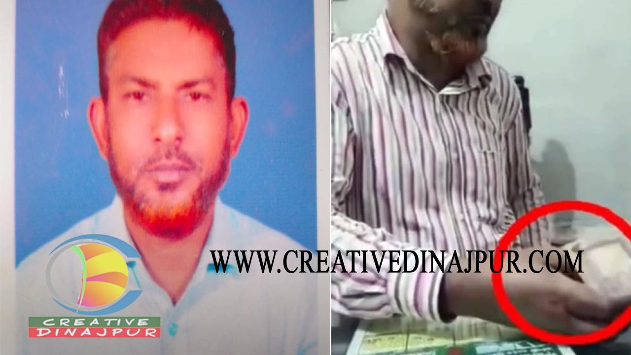 ভূমি অফিসের সার্ভেয়ারের ঘুষের টাকা লেনদেনের ভিডিও ভাইরাল