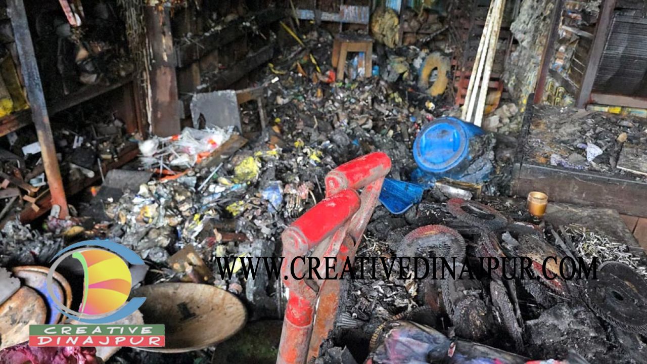 ঠাকুরগাঁওয়ে অগ্নিকান্ডে ব্যাপক ক্ষয়ক্ষতি