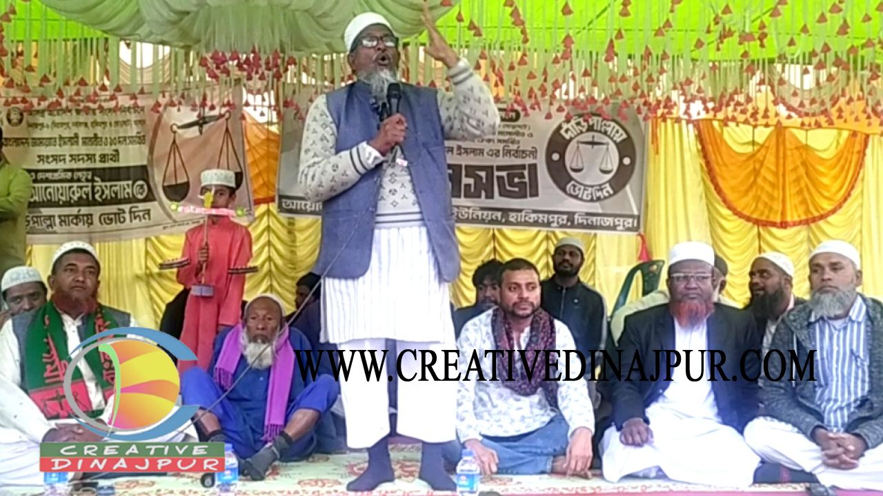 দিনাজপুর-৬ আসনে দাঁড়িপাল্লা প্রতীকের জোয়ার উঠেছে - আনোয়ারুল ইসলাম