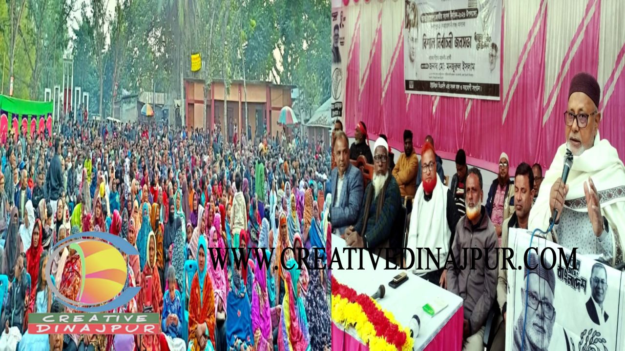 দেশের ভঙ্গুর অর্থনীতিকে ঠিক করতে বিএনপি ছাড়া অন্য কোন দলের পক্ষে করা সম্ভব না-মনজুরুল ইসলাম