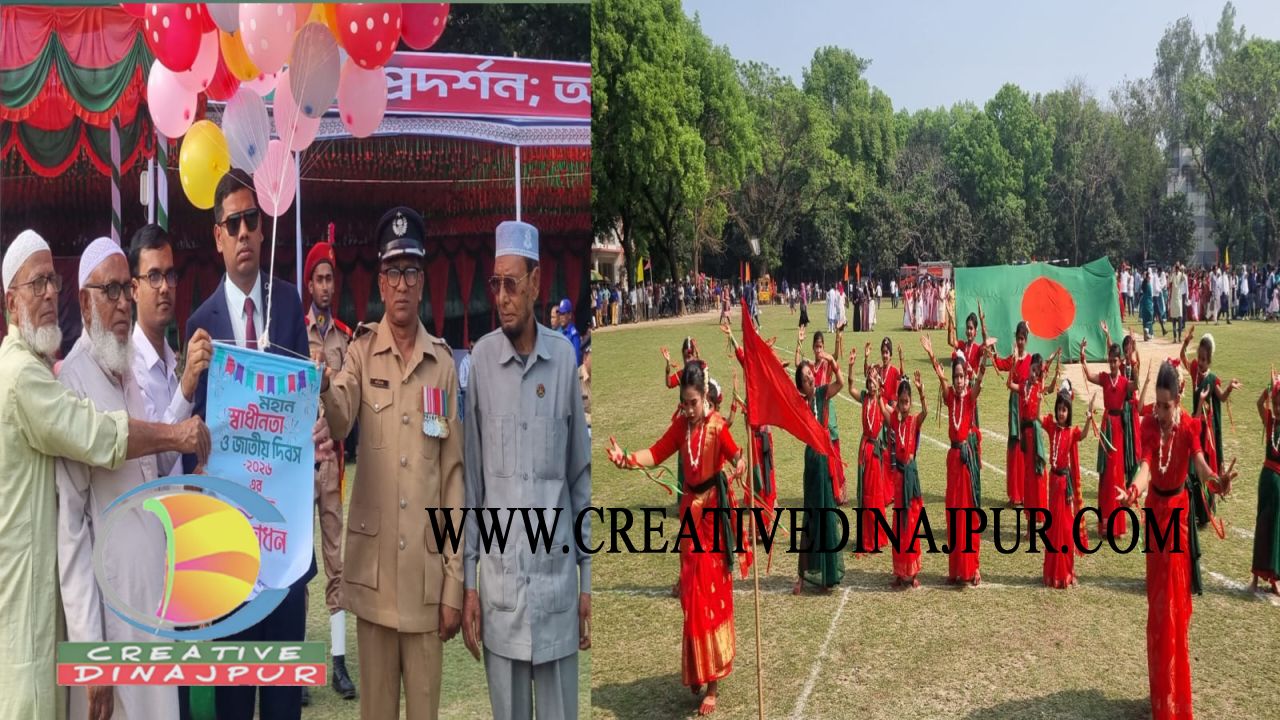 ফুলবাড়ীতে নানা আয়োজনে মহান স্বাধীনতা ও জাতীয় দিবস পালিত