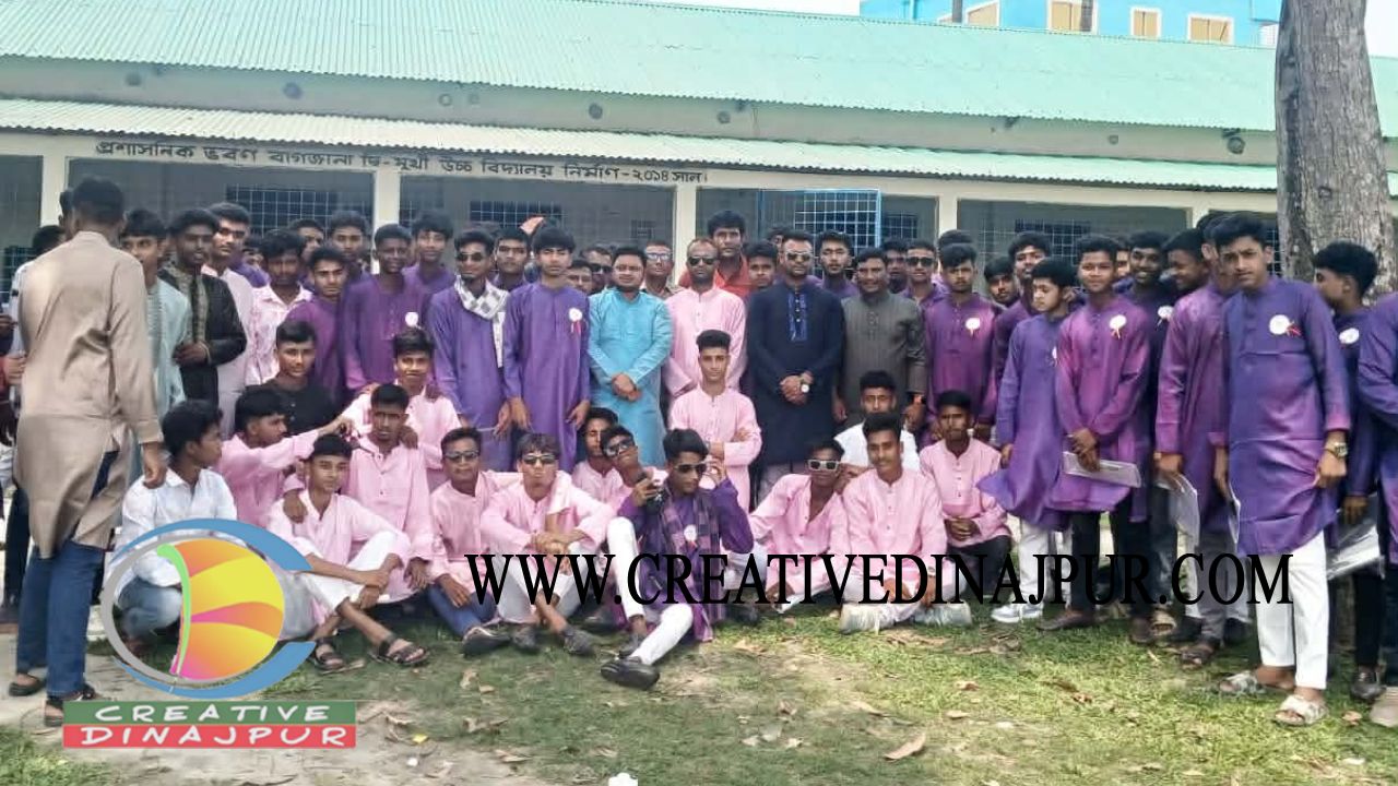 পাঁচবিবিতে এসএসসি পরীক্ষার্থীদের বিদায় অনুষ্ঠান 