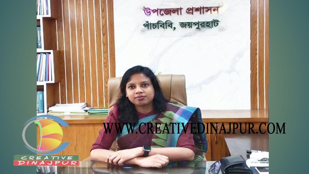 কাশপিয়া তাসরিন পাঁচবিবির নতুন ইউএনও 