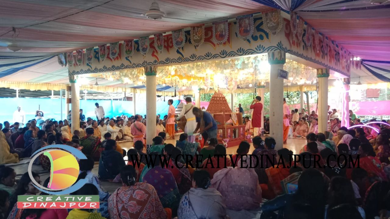 বীরগঞ্জে ঝড়বৃষ্টি উপেক্ষা করে ৪ দিনব্যাপী নাম সংকীর্তন পালিত 