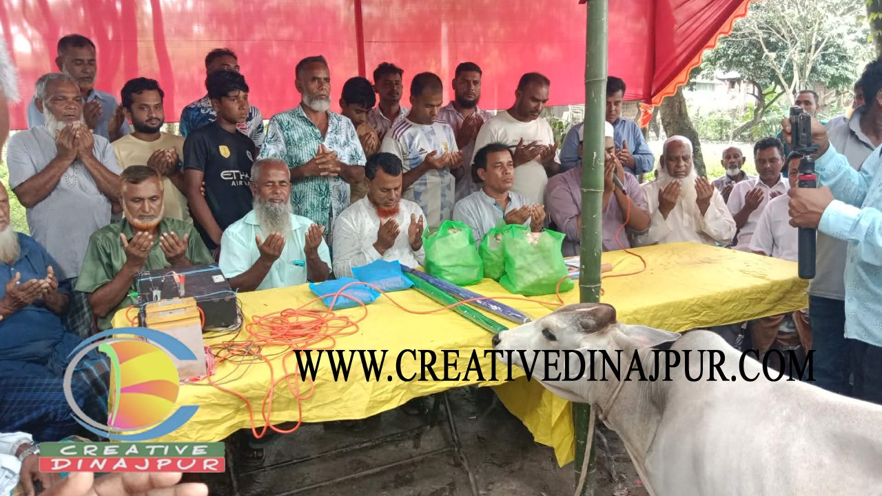 বীরগঞ্জের ভোগনগর ইউনিয়ন পরিষদের উদ্যোগে পশুর হাট উদ্বোধন