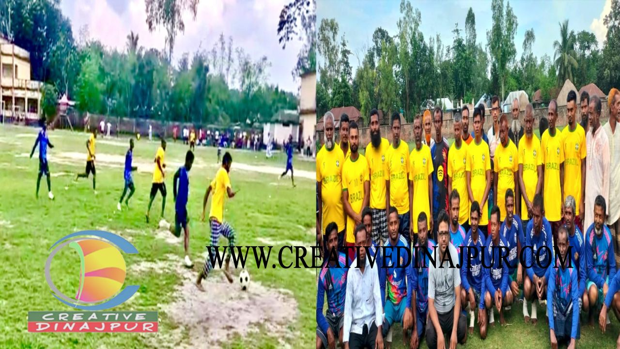 হিলিতে কৃষক ভাইদের প্রীতি ফুটবল ম্যাচ অনুষ্ঠিত