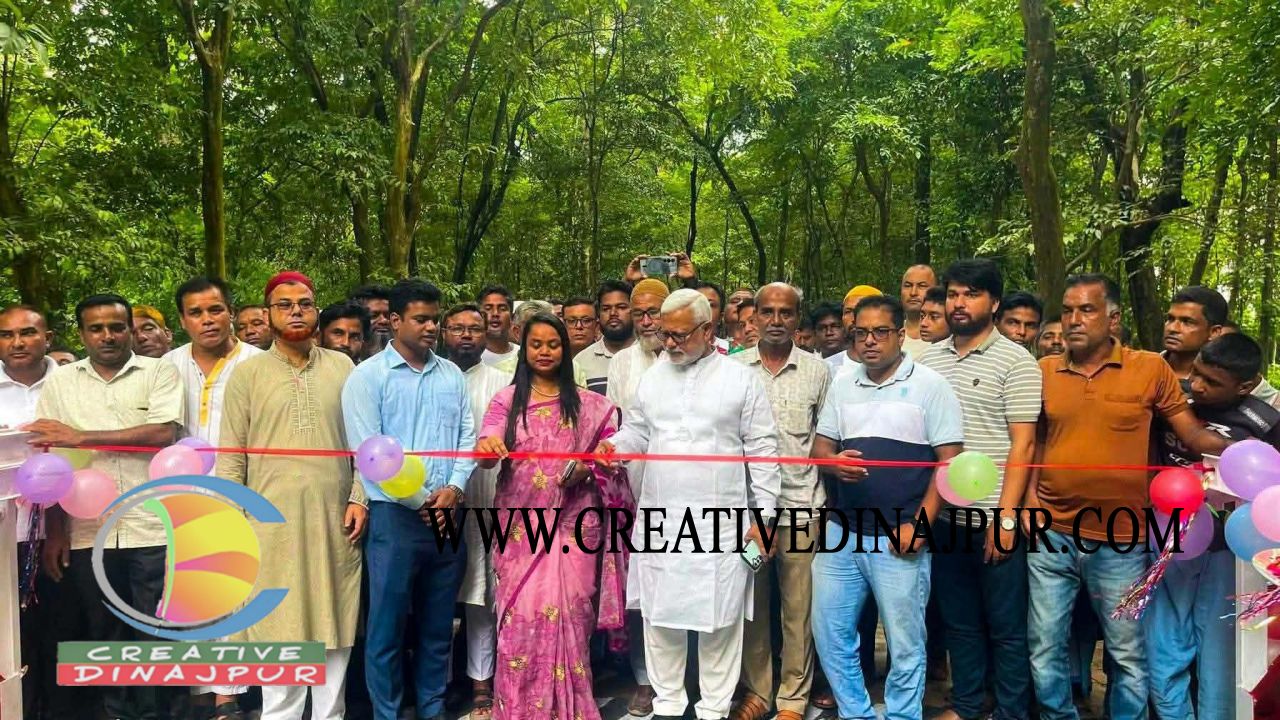 বীরগঞ্জে দৃষ্টিনন্দন নবনির্মিত বেইলি ব্রিজের উদ্বোধন