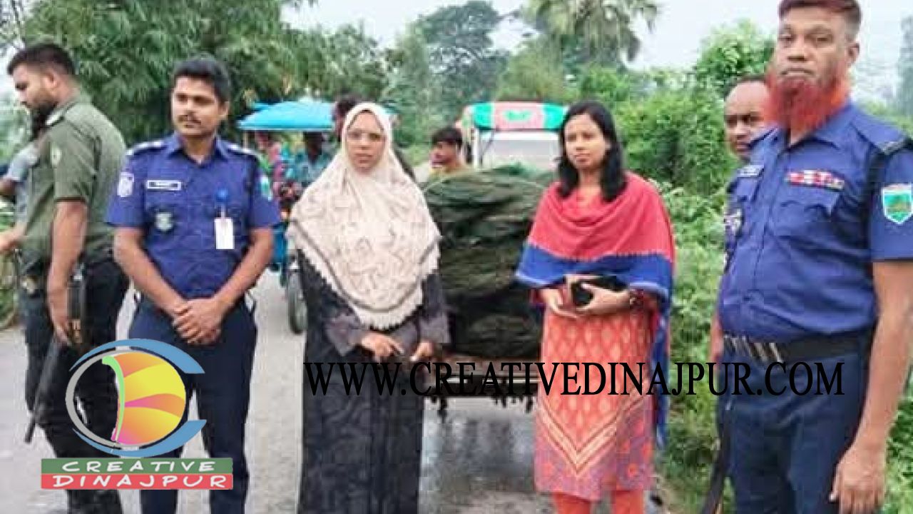 পাঁচবিবিতে নিষিদ্ধ চায়না দুয়ারী জাল জব্দ, পুড়িয়ে ধ্বংস