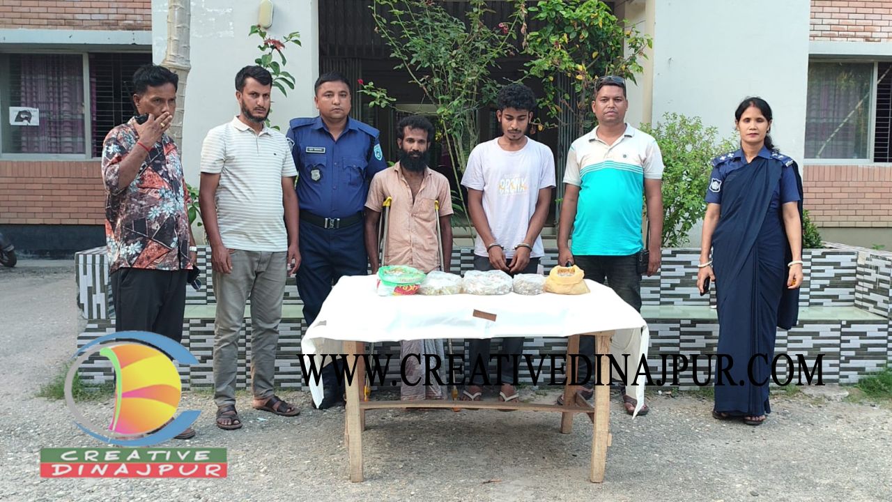 পার্বতীপুরে বিপুল পরিমাণ এ্যাম্পলসহ আটক ৩ 