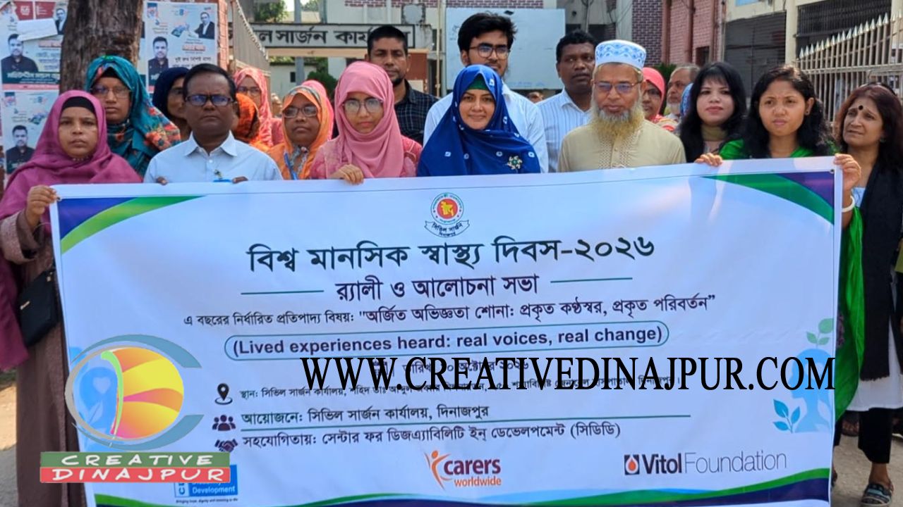 দেশে ১৬.৮% প্রাপ্ত বয়স্ক এবং ১২.৬% শিশু-কিশোর মানসিক সমস্যায় ভুগছেন