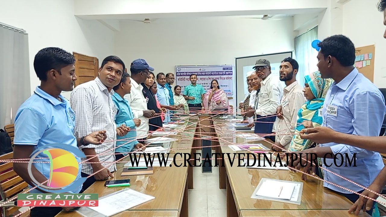 নবাবগঞ্জে কমিউনিটি সহযোগী নির্বাচন ও লিংকেজ স্থাপনবিষয়ক কর্মশালা অনুষ্ঠিত