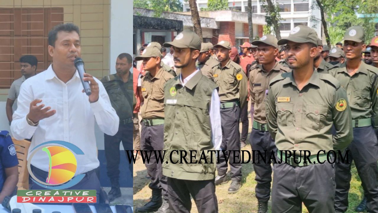 ফুলবাড়ীতে দুর্গাপূজায় ৬১ মণ্ডপে ৪০০ আনসার মোতায়েন