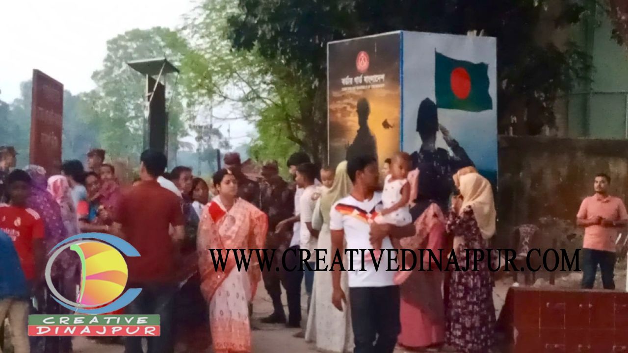 হিলি সীন্তের শূন্য রেখা দুই দেশের দর্শনার্থীদের পদচারণায় মুখরিত